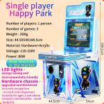 Single Player Happy Amusement Park Game Arcade Game Machine Video Game Coin
