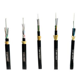 China Low Loss ADSS Fiber Optic Cable 36 core G652D Strong tensile Double Sheath Jacket PE material Aramid yarn factory
