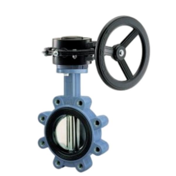 High Temperature Gas Media DN200 Soft Seat Carbon Steel Lug Butterfly Valve with