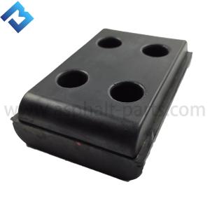 China S800 2484384 finisher rubber track pads rubber track shoe 2484384 track paver pad factory