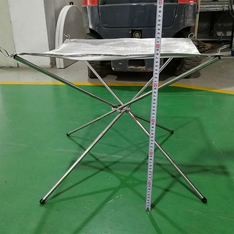 Bonfire Fire Stands Portable Stainless Steel Frame for Camping and Picnic Wood Burning