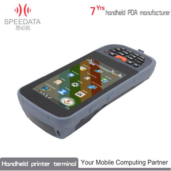 China Grey Industrial Mobile Thermal Printer Wifi Thermal Printer 4500mah Battery factory