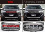 Ford New Explorer 2016 2017 Auto Spare Parts Modified Front Grille Black Chrome