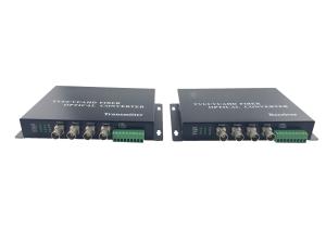 China HD 1310nm / 1550nm Single mode fiber transceiver high quality video converter 1080p Terminal Blocks factory