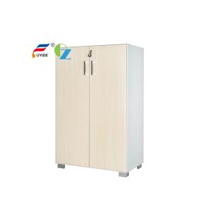 China White Slim 5mm Edge Swing Wooden Door Cabinet Height 1200mm For Office factory