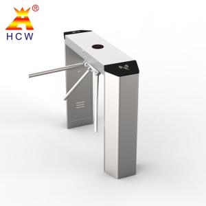 China 240V Bridge Type Tripod Turnstile Gate 304 Stainless Steel For Train Station factory