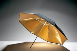 China Personalized Photo Studio Umbrella UB-003 Black&amp;Gold 33 factory