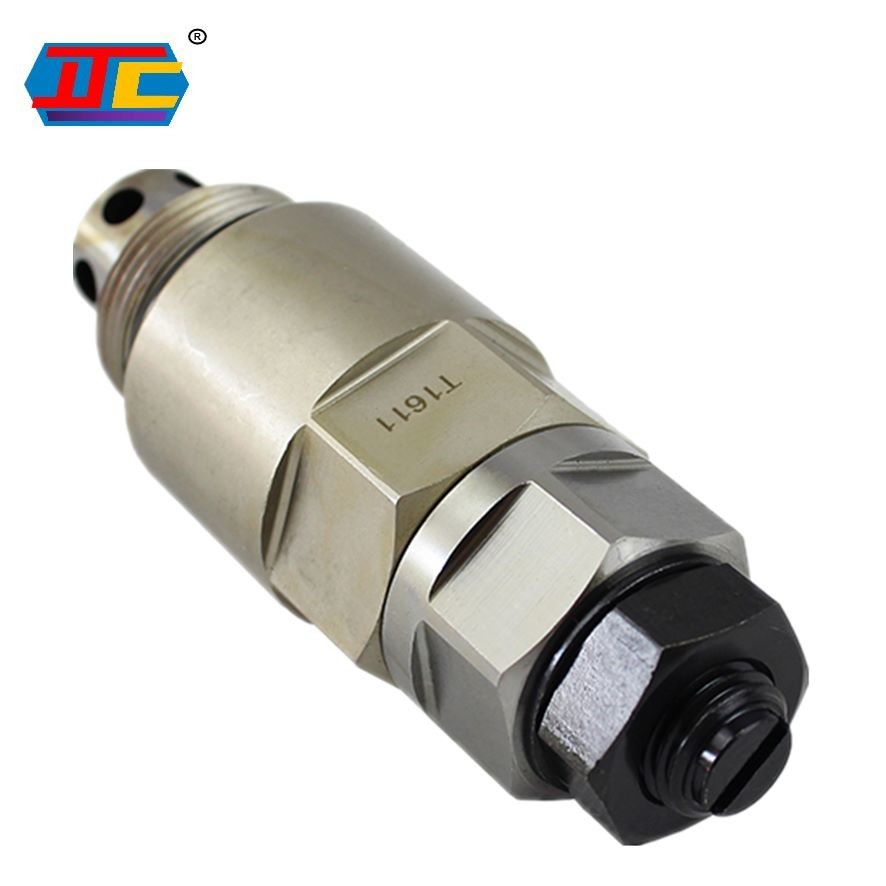 Komatsu PC200-6 Excavator Relief Valve 709-70-61300 Steel Material