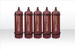 High Purity Compressed Gas Cylinder LNG / Acetylene Storage Cylinder