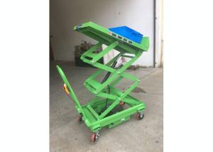 China Small Portable Scissor Lift Table Cart Tilt Transport 100kg Mobile Platform Lift factory