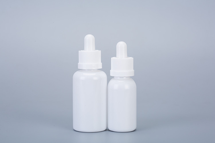 Dropper Bottles 10-120ml Smooth Screw Cap Custom Logo Transparent Black Customized