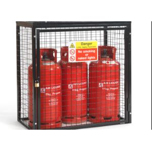 Small Gas Cylinder Cages Propane Tank Storage Easily Assembled / Dissembled