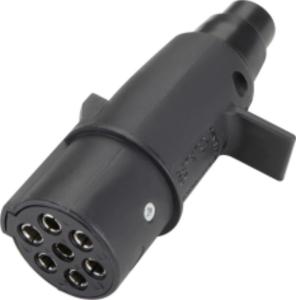 China 7 Pin Trailer Electrical Plug European Type 7 Prong Round Trailer Plug factory