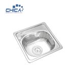 Stainless Steel Press Kitchen Sinks Single Bowl Kitchen Sink Topmount Kitchen