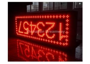 China Indoor Red P10 LED Moving Message Display Board For School , 3000 nits Luminance factory