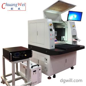 China Customizable Effective Working Field Laser PCB Depaneling Machine on sale