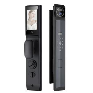 China Aluminum Alloy Video Intercom Door Lock 3D Face ID Recognition Door Lock factory