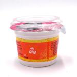 250ml Food grade PP custom logo yogurt cup from China manufactory