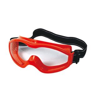 China Customized Logo Wide Vision Anti-Fog Safety Glasses with PVC Frame and Clear Lens factory