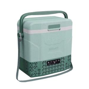 China Shoulder Belt Mini Freezer DC 12v Portable Car Fridges Cooler Compressor Camping Fridge Freezer factory