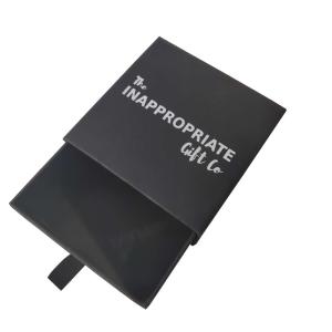 China Matte Black Paper Gift Package Box Custom For Jewelry Watch Eyewear factory