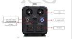 OEM ODM LiFePO4 lithium battery 700W-UPS outdoor camping power bank fast
