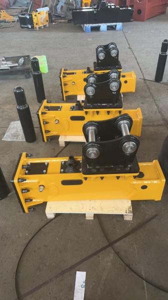 Customized Excavator Mounted Pile Hammer , Hydraulic Vibratory Hammer For