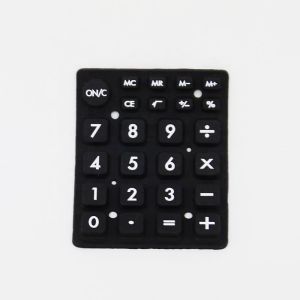 China Durable Silicone Rubber Custom Remote Control Keyboard Keys Dust Proof on sale