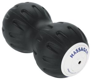 China Peanut ABS Silicone Vibrating Massage Ball 8cm Muscle Therapy Ball factory