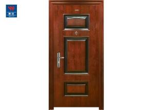 China Mesh Hinged Fireproof Stainless Steel Security Doors factory