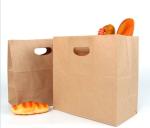 Custom Food Grade Bag Recycled Brown Paper Bag Logo Printed Kraft Paper Bag
