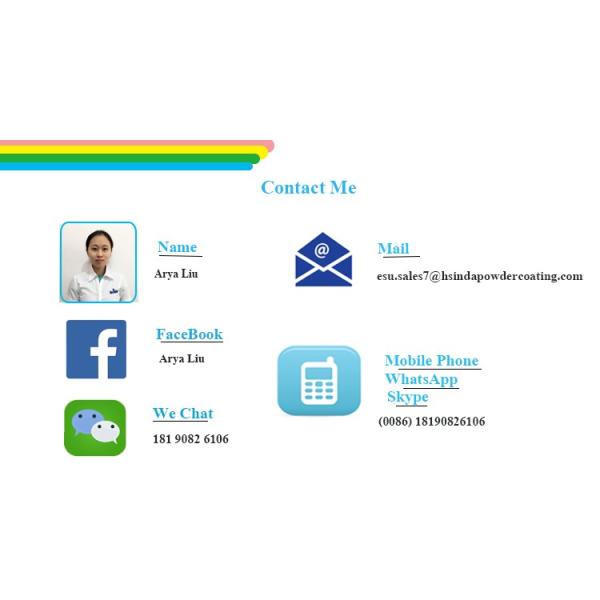 Hsinda Factory Good Quality Super Durable Electrostatic Various Color Powder Coating Spray Paint in Stock