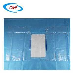 China Non Woven Disposable Pelviscopy Laparoscopy Drape Pack Blue factory