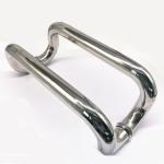Modern Glass Door Pull Handle , Ss304 Stainless Steel Door Handle Oem Dia 19mm