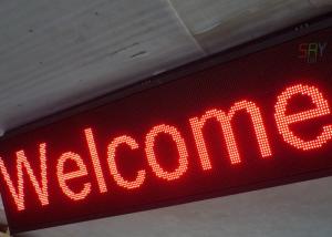 Aluminum Frame Programmable LED Scrolling Message Board For Shop Advertising