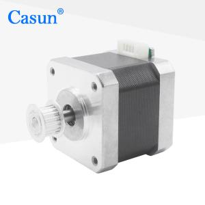 China 【42SHD0229】42x42x40mm NEMA 17 Hybrid Stepper Motor with gear 0.38Nm for XYZ axis 3D Printer factory