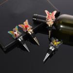 Animal Head Wine Stopper Custom Logo Zinc Alloy Metal Champagne Stopper