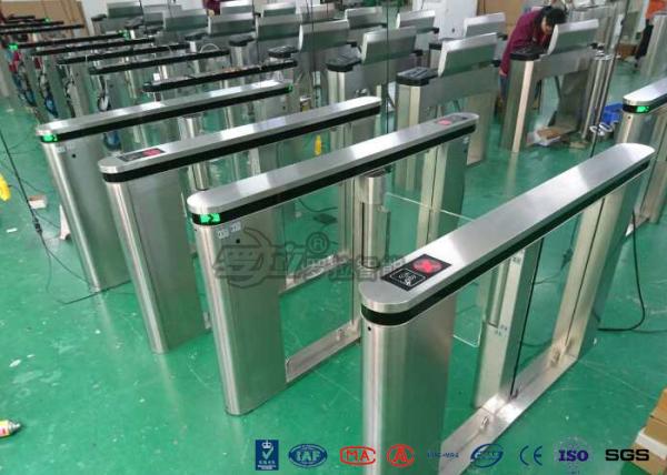 Pedestrian Management Automated Gate Systems 304 Stainless Steel Materials