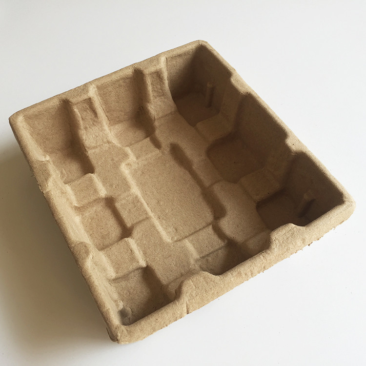 Customized Recycled Paper Molded Pulp Tray Dry Press Box Insert For Toy