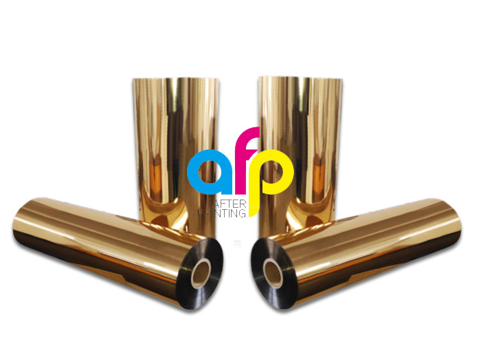 Cold Metalized Polyester Film For Lamination / Printing Eco Friendly Material