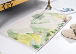 Livingroom Bathroom Rug Mat , Foam Rubber Area Rug Washable Anti Slip Door Floor