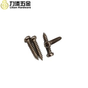 Custom M2 stainless steel cap screw half cup head screw Cross round head screw