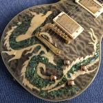 New high-quality custom LP electric guitar, Abalone Dinosaur inlaid fingerboard