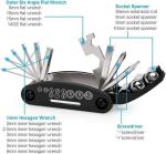 Bike Repair Tool Kit - 16 in 1 Bicycle Multitool Mountain Bike Tool Cycling