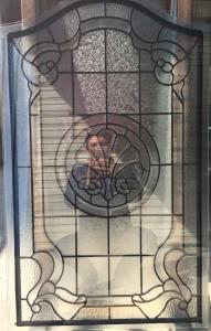 China Antique Stained Decorative Leaded Glass Patina Caming With Glue Chip Beveled Glass factory