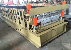 China 686 762 Double Layer Roofing Sheet Forming Machine 350H Steel Roofing Roll Formers factory