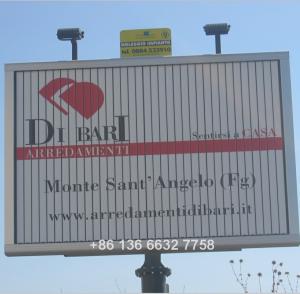 China rolling panel advertising aluminium trivision display outdoor factory