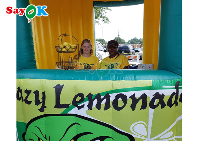 Promotional Inflatable Lemonade Booth Advertising Inflatable Presentation Booth