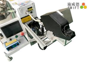 China Hands Free Automatic Nylon Cable Tie Machine For Bundle Ties Faster factory
