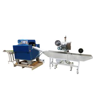 Video Outgoing-Inspection Wood Packaging Meat Processed Labeling Machine with